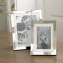 Classic Polished Silver Picture Frame With Ivory Mount, thumbnail 1 of 5