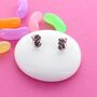 Petite Koala Bear Stud Earrings, thumbnail 1 of 2