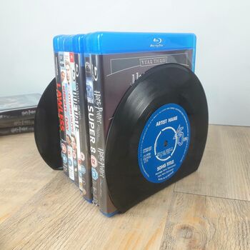 Small Vinyl Record Bookends 45's, 2 of 11