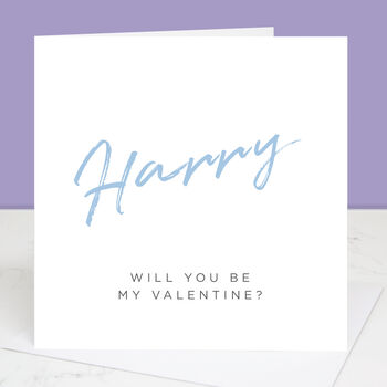 Personalised Will You Be My Valentine Card, 2 of 5
