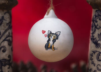 Chihuahua Ceramic Round Bauble, 7 of 7