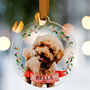 Personalised Puppy Dog's First Christmas Decoration, thumbnail 1 of 6