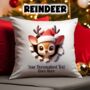 Personalised Christmas Animal Breakout Gift Cushion, thumbnail 5 of 8