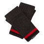 Cashmere Fingerless Gloves In Sporting Team Colours, thumbnail 2 of 12