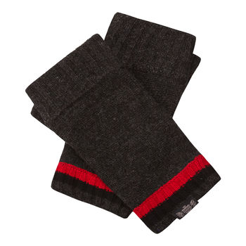 Cashmere Fingerless Gloves In Sporting Team Colours, 2 of 12