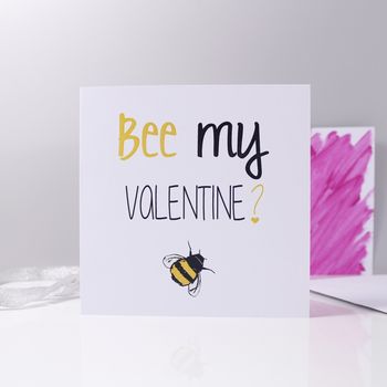 'Bee My Valentine?' Valentine's Day Card, 4 of 4