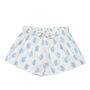 Blue Paisley Bed Shorts, thumbnail 2 of 3