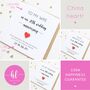Personalised China 20th Wedding Anniversary Card, thumbnail 2 of 8