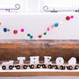 Personalised White Wooden Name Train, thumbnail 1 of 11