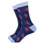 Men's Bamboo Socks Gift Box Nautical Lobsters, thumbnail 5 of 5