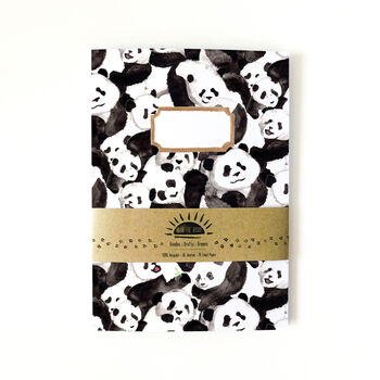 Embarrassment Of Pandas Print A5 Lined Journal, 4 of 10