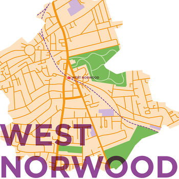 Se27 West Norwood A3 Print, 2 of 2