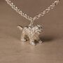 Personalised 3D Shih Tzu Silver Chain Bracelet, thumbnail 2 of 10