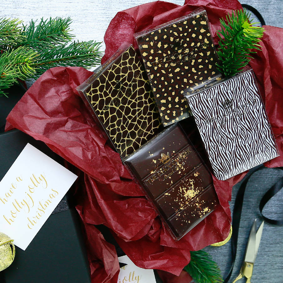 Gift Set Of Luxury Chocolate Bars By The Chocolatier