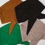 Lambswool Knitted Neckerchief, thumbnail 1 of 10