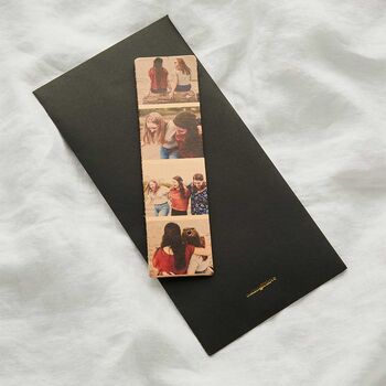Personalised Photo Strip Leather Bookmark, 3 of 4
