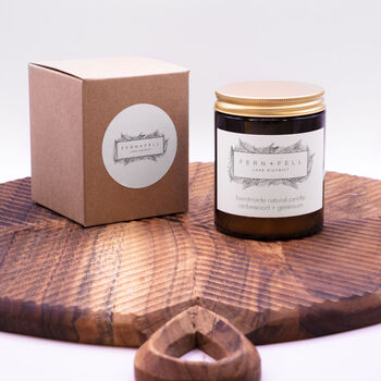 Luxe Spa Days Cedarwood + Geranium Candle, 2 of 4