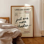 Just One More Chapter Book Print, thumbnail 7 of 12
