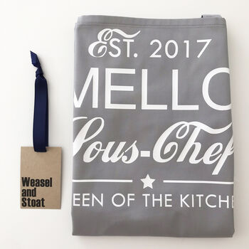Personalised Head Chef Apron, 6 of 12