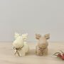 Christmas Reindeer Candle And Christmas Decoration, thumbnail 2 of 12