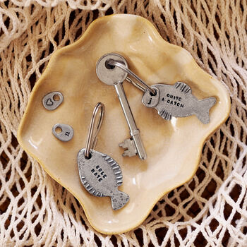 'Sole Mate' Or 'Quite A Catch' Fish Keyring, 2 of 9