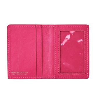 Personalised Leather Travel Card Holder 'Vallata Nappa', 8 of 12