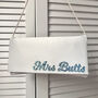 Mrs Surname Bridal Wedding Day Clutch, thumbnail 9 of 12