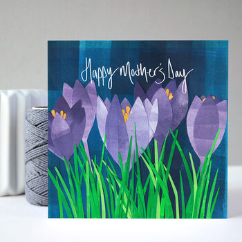 Happy Mother's Day Crocus Card, 2 of 6