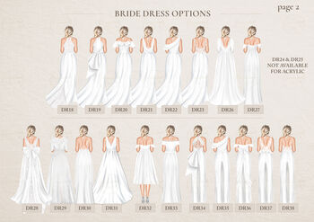 Personalised Bridesmaid Proposal Or Thank You Acrylic Block – Custom Wedding Party Gift With Name And Message, 9 of 9