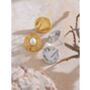 Monaco Ivory D’or Gold Pearl Bezel Gala Gift Earrings, thumbnail 4 of 4