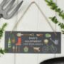 Personalised Garden Hanging Slate Sign Gift, thumbnail 4 of 4