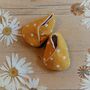 Yellow Spot Fabric Unisex Baby Shoes, thumbnail 10 of 10