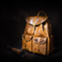 Handcrafted Leather Laptop Backpack Mens Gift For Him, thumbnail 3 of 12