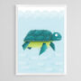 Sealife Nursery Art Print Set A4, thumbnail 10 of 12