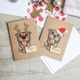 Personalised Dogs Christmas Card Making Kit, thumbnail 5 of 8