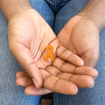 Orange Awareness Ribbon Bracelet Wristband, 8 of 9