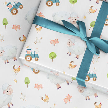 Sheep Wrapping Paper Roll Or Folded, 2 of 4