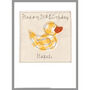 Personalised Duck New Baby Girl / 1st Birthday Card, thumbnail 3 of 8