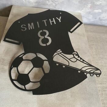 Personalised Metal Football 3D Gift, 3 of 7