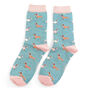 Dachshund Spotty Bamboo Socks, thumbnail 1 of 3