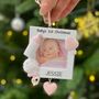 Personalised Baby’s First Christmas Decoration, thumbnail 1 of 8