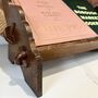 Handcrafted Vintage Wooden Book Stand, thumbnail 3 of 6