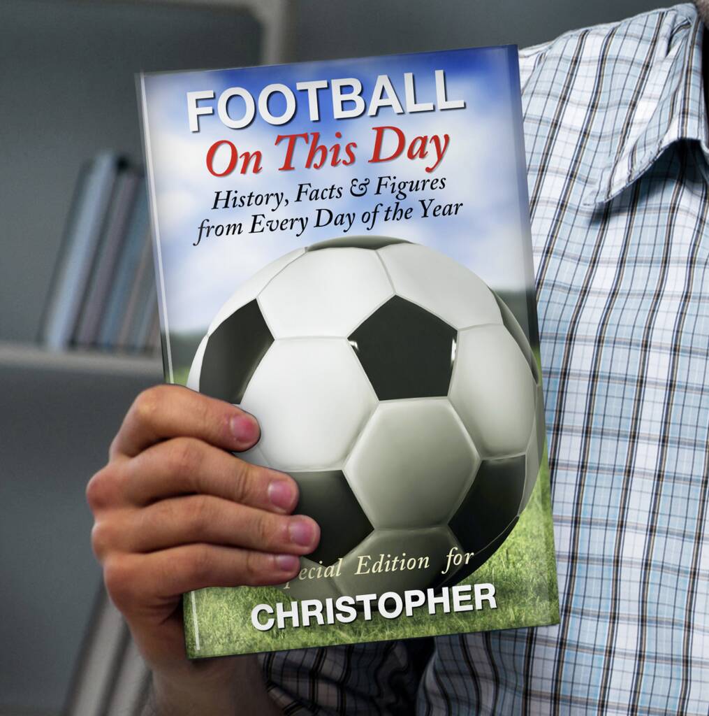 Personalised Football On This Day Book, 1 of 3