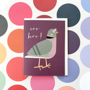 Mini Pigeon Greetings Card, 3 of 5