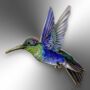 Choose Your Colour – Hummingbird Enamel Pin, thumbnail 6 of 11