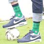Men's Football Pitch Bamboo Socks, thumbnail 1 of 5
