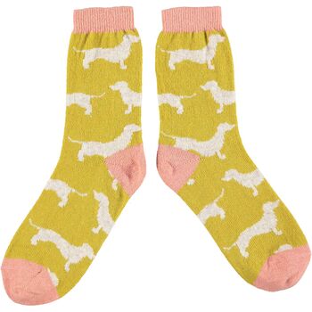 Soft Lambswool Ankle Socks For Women, 3 of 8