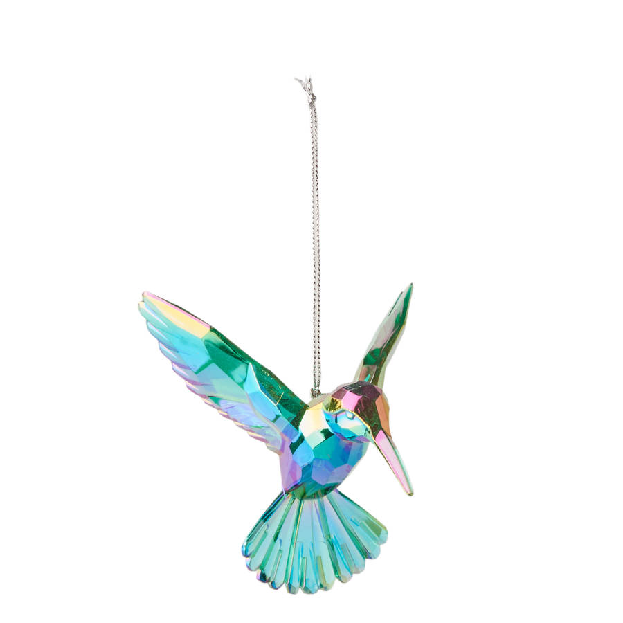 Peacock Humming Bird Christmas Tree Decoration By The ...