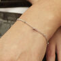 Bead Chain Bracelet In Sterling Silver, thumbnail 1 of 4