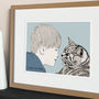 Personalised Portrait With Your Pet, thumbnail 5 of 12